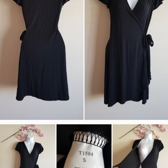 Tart black wrap dress small - Picture 4 of 4